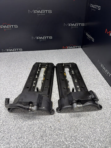 00-03 BMW E39 M5 S62 V8 Engine Valve Covers OEM Left + Right 1406781 1406778