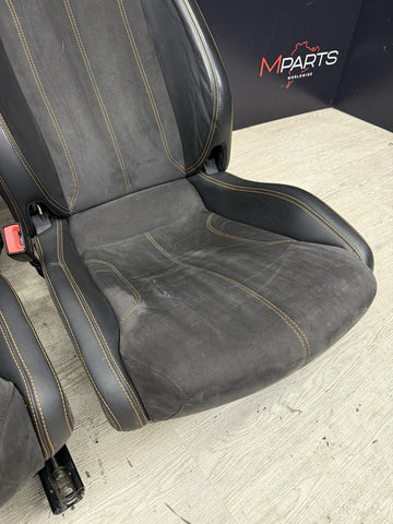 14-19 LAMBORGHINI HURACAN LP610-4 FRONT SEATS OEM + REMOVABLE HONDA CIVIC RAILS
