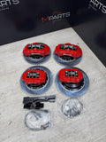 NEW 01-06 BMW E46 M3 BREMBO Big Brake Kit Red Calipers Rotors Set Plug Play