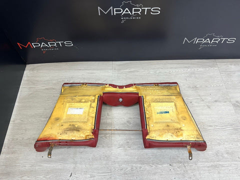 BMW 01-06 E46 M3 Convertible Rear Seat Back Rest Imola Red Leather Backrest
