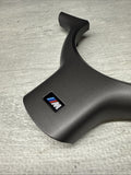 OEM 01-06 BMW E46 M3 Lower Steering Wheel Trim Cover Plate Titan Shadow Grey