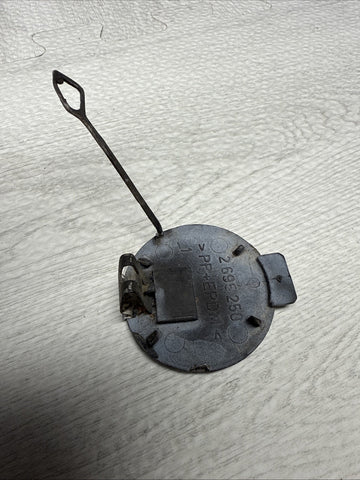 BMW E46 M3 Front Bumper Tow Hook Eye Cover 2695250 OEM Black Painted