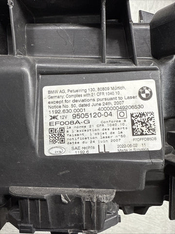 BMW 21-24 G80 G82 G83 M3 M4 RIGHT PASSENGER LASER HEADLIGHT COMPLETE OEM 9505120