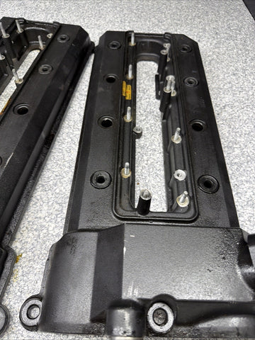 00-03 BMW E39 M5 S62 V8 Engine Valve Covers OEM Left + Right 1406781 1406778