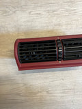 96-02 BMW Z3 Z3M Front Dashboard Center AC Dual Air Vent Black OEM Imola Red