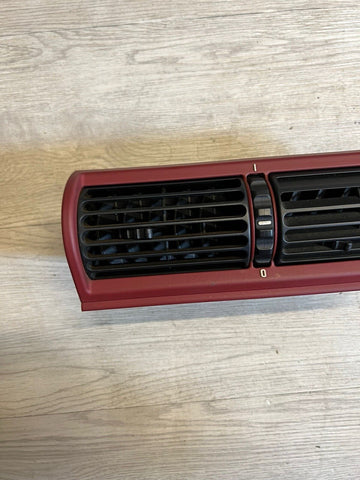 96-02 BMW Z3 Z3M Front Dashboard Center AC Dual Air Vent Black OEM Imola Red