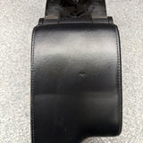 01-06 BMW E46 M3 Center Console Armrest Arm Rest Black Leather *Crease*