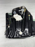 14-20 OEM BMW F33 F83 M4 Convertible Rear Left Driver Window Regulator + Glass