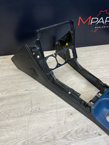 BMW E36 Z3M Z3 M Center Console Leather Panel OEM Estoril Blue