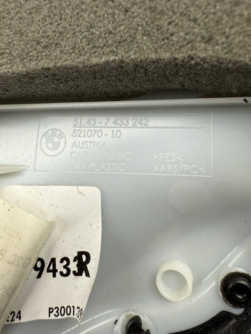 21-26 BMW G80 M3 Sedan B Pillar Pillars Trims Covers Panels Black