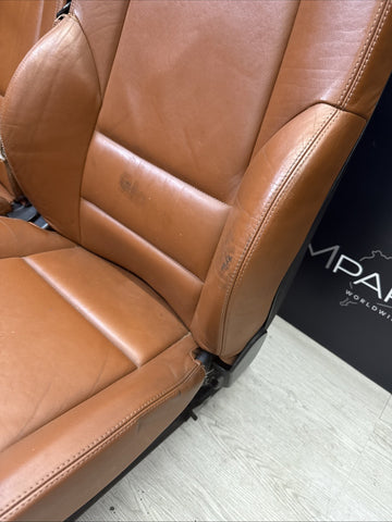 01-06 BMW E46 M3 Convertible Interior Front Heated Seats Cinnamon