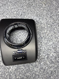 01-06 BMW E46 M3 Center Dome SMG Shift Plate Titan Shadow Grey