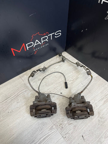94-02 BMW E36 M3 REAR BRAKE CALIPERS + STAINLESS STEEL LINES