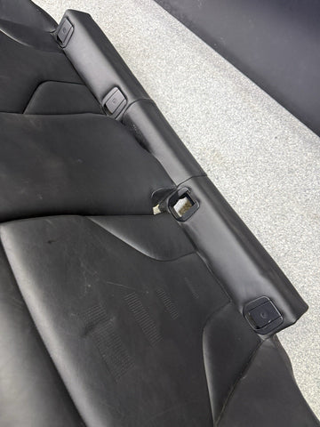 15-18 BMW F80 M3 Sedan Rear Bench Seat Bottom Pad Black Leather Heated OEM