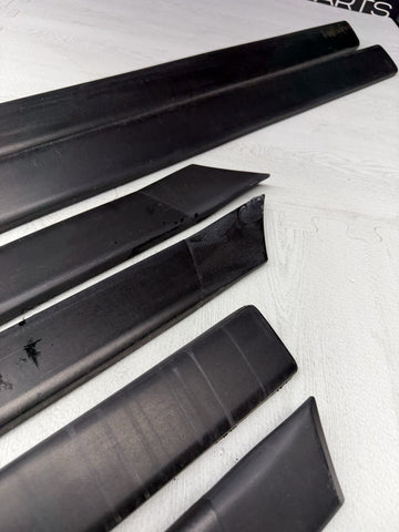 BMW E36 M3 Coupe 1992-1999 Black Door Mouldings Trims Set OEM