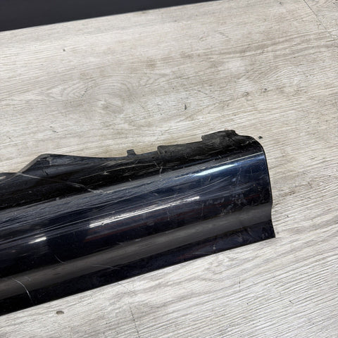 BMW E46 M3 01-06 RIGHT PASSENGER SIDE SKIRT ROCKER PANEL MOLDING CARBON BLACK