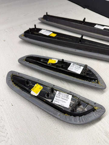 01-06 BMW E46 M3 Convertible Door Arm Rest Armrest Pads Grey