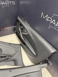 MBMW E64 M6 08-10 CONVERTIBLE FRONT REAR LEATHER SPORT SEAT BLACK DOOR CARDS