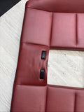 BMW 01-06 E46 M3 Convertible Rear Seat Back Rest Imola Red Leather Backrest