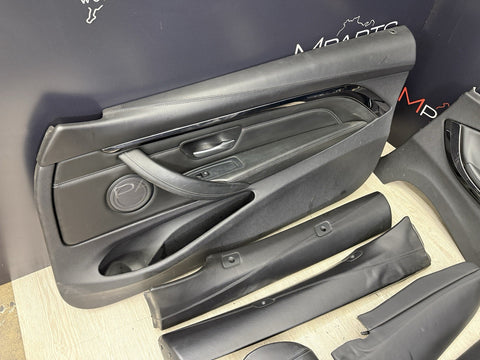 15-20 BMW F83 M4 Convertible Interior Seats & Panels Extended Leather Black