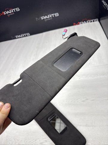 BMW 13-19 F06 M6 SEDAN ALCANTARA SUEDE SUNVISORS SUN VISORS OEM