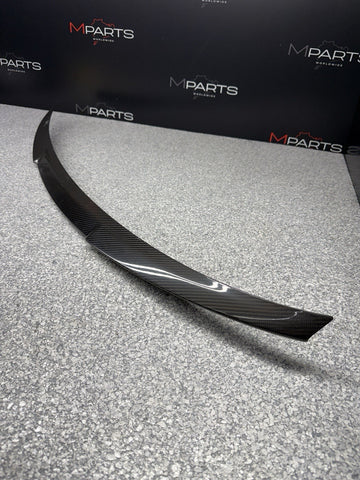 15-20 BMW F82 M4 COUPE REAR TRUNK MOUNTED SPOILER CARBON FIBER 51712350721 *Note