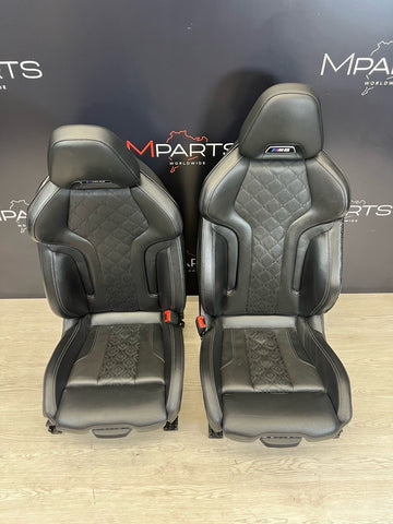 2020-2025 BMW F92 M8 2 DOOR COUPE FRONT SEATS BLACK