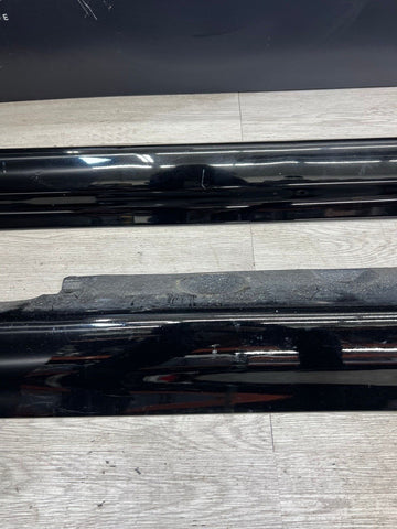 01-06 BMW E46 M3 Rocker Panel Side Skirts OEM Jet Black
