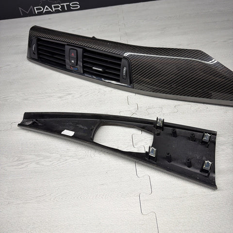 15-20 BMW F80 M3 F80 F82 M3 M4 Carbon Fiber Interior Dash Dashboard Trim Set OEM