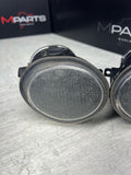 01-06 BMW E46 M3 00-03 E39 M5 Left Right Fog Lights Lens Foglight Fluted OEM