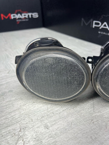 01-06 BMW E46 M3 00-03 E39 M5 Left Right Fog Lights Lens Foglight Fluted OEM