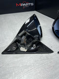 95-99 BMW E36 M3 Coupe Side Mirrors Pair Cosmos Black