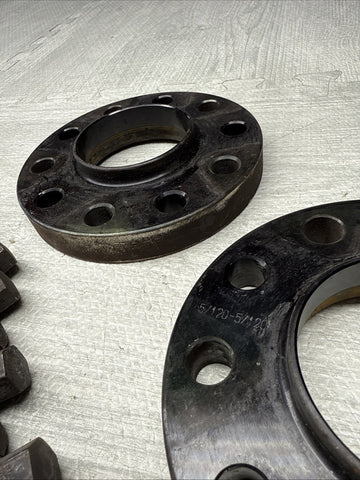 20MM Spacers + Extended Bolts PAIR 5x120 BMW E SERIES