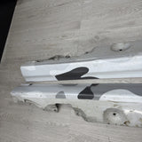 01-06 BMW E46 M3 Rocker Panel Side Skirts OEM Alpine White *Notes*