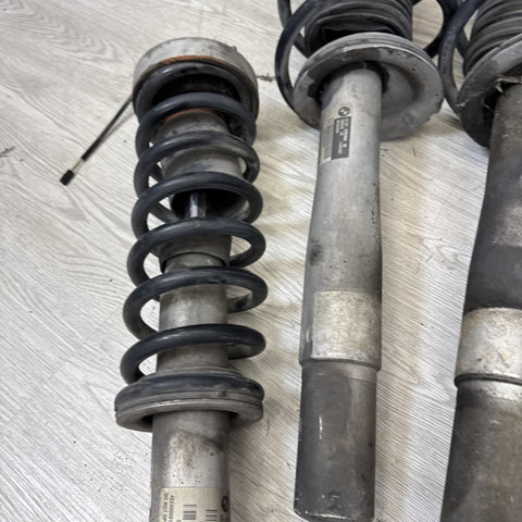 BMW E63 M6 06-10 EDC Shock Strut Spring Set Complete 108k Miles