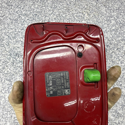 01-06 BMW E46 M3 Rear Fuel Gas Tank Flap Filler Lid Cover Cap Imola Red OEM