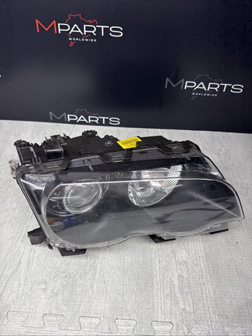 BMW 02-06 E46 M3 RIGHT HEADLIGHT XENON  1305621772 OEM *Broken Top Tab