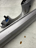 01-06 BMW E46 M3 Brushed Aluminum/Grey Door Trim Armrests Front