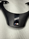 08-13 BMW E90 E92 E93 M3 Lower Steering Wheel Trim Cover Plate Black