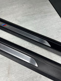 15-20 BMW F82 F83 M4 DOOR SILLS SCUFF PLATES TRIMS COVERS PAIR