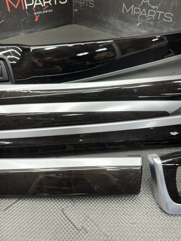 2011-2016 BMW F10 550 M5 Dashboard Trim Set Dark Fine Line Anthracite