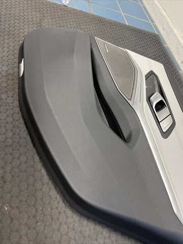 BMW 21-26 G80 M3 Sedan OEM Rear Right Passenger Door Card Panel Silverstone