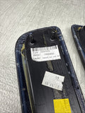 01-06 BMW OEM E46 M3 Coupe Trim Armrest Pads Set Black 8238622