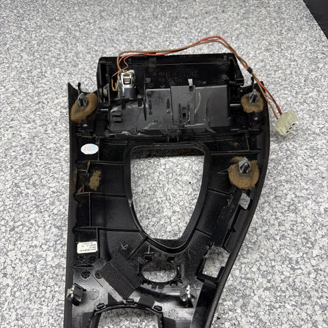 08-13 BMW E93 M3 OEM  Front Center Console Cover Leather DCT *Creasing*