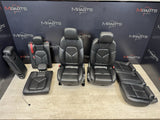 2015-2018 Porsche Macan Interior Set Front Rear Seats Pair Black Seat *Notes*