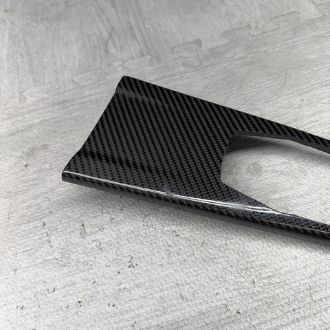 15-20 BMW M3 M4 CENTER CONSOLE IDRIVE CONTROLLER CARBON FIBER TRIM OEM 9232072