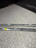 12-20 BMW F30 F80 328 335 M3 Sedan Roof Rack Rail Molding Trim Set White OEM