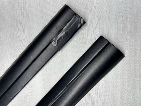 00-06 BMW E46 325 330 M3 COUPE DOOR SILLS BLACK 8239965