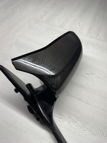 BMW 19-25 840 M850 M8 G14 G15 LEFT SIDE VIEW MIRROR W/ BLIND SPOT CARBON FIBER
