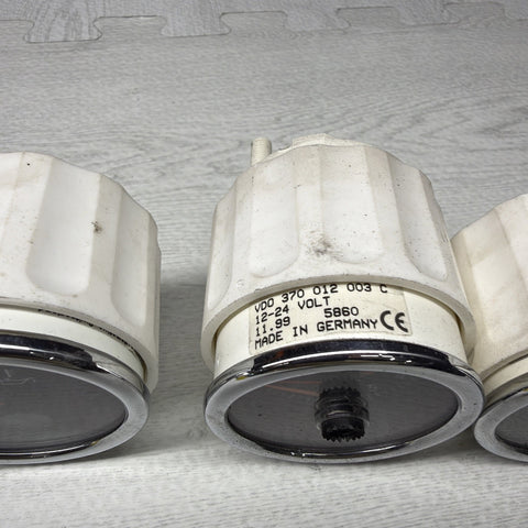 BMW Z3M Coupe Roadster Center Console Voltage Clock Oil Gauge Set 98-00 OEM